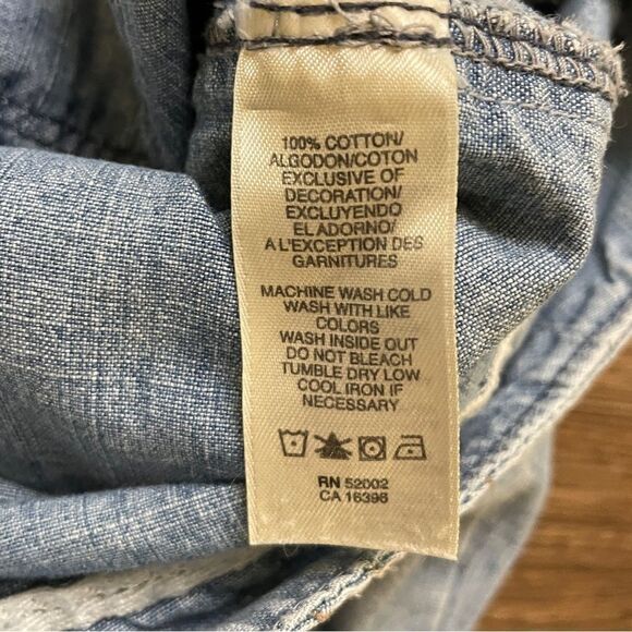 DKNY Jeans Capri Cropped Lightweight Jeans Light blue Size 12 - Picture 7 of 12